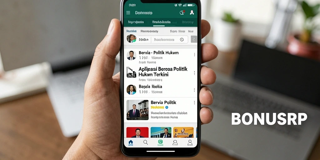 Antarmuka aplikasi BONUSRP yang menarik dan informatif.