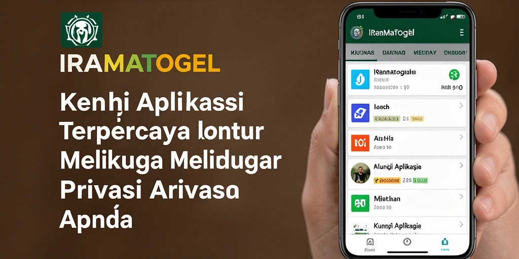 Tampilan antarmuka aplikasi IRAMATOGEL yang intuitif dan menarik.