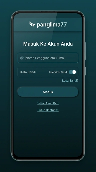 Masuk ke Akun panglima77 dengan Mudah dan Cepat