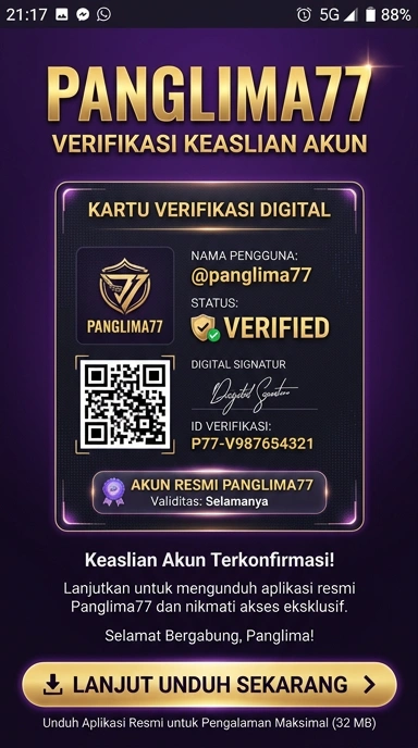 Halaman Resmi Pengunduhan Panglima77 untuk Pengguna Android